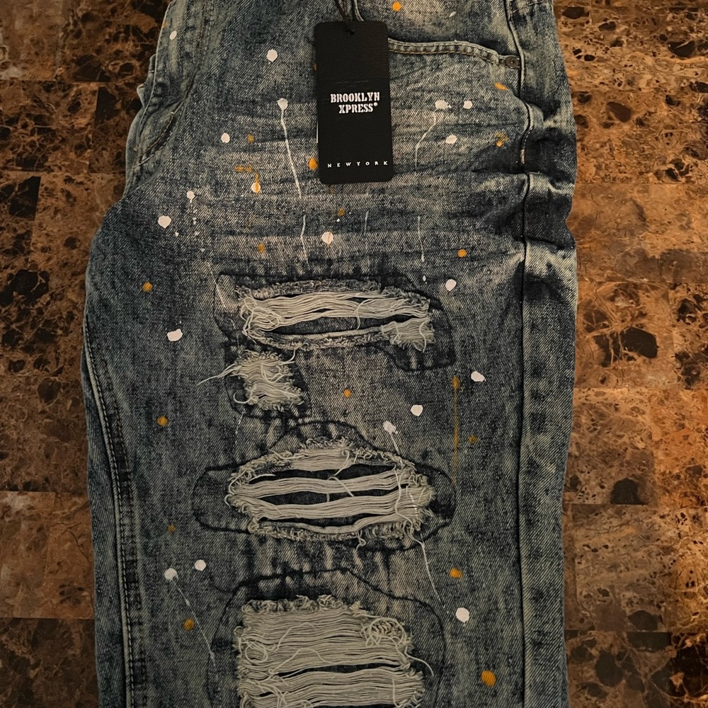 Mens Skinny Jeans Size 38x32